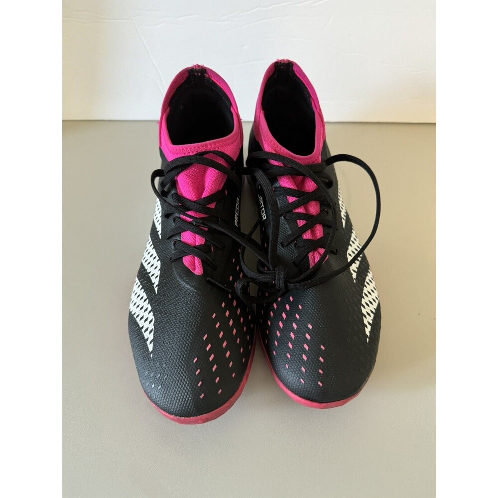 ADIDAS PREDATOR ACCURACY.3 FG SOCCER CLEATS GW4589  BLACK PINK TACOS FUTBOL 10